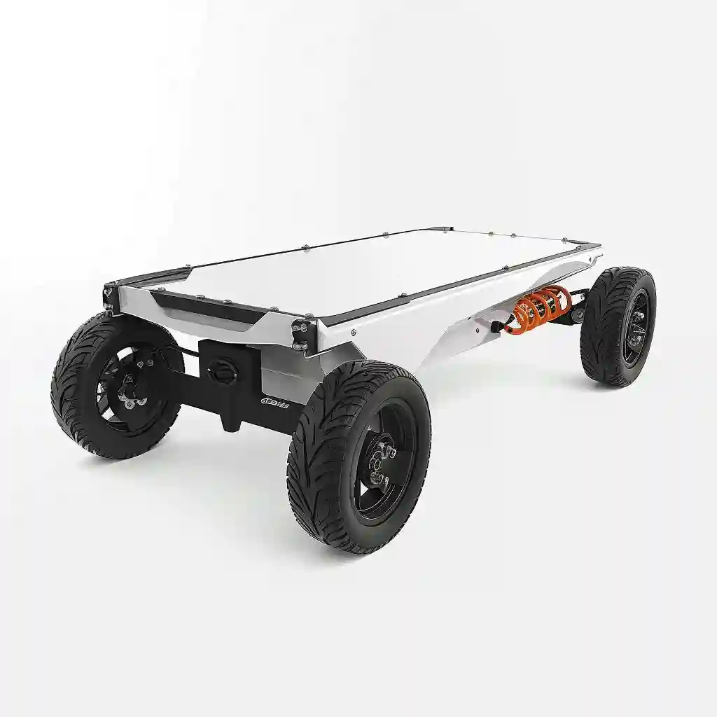 Outdoor mobile robot platform A005 Ackerman Chassis